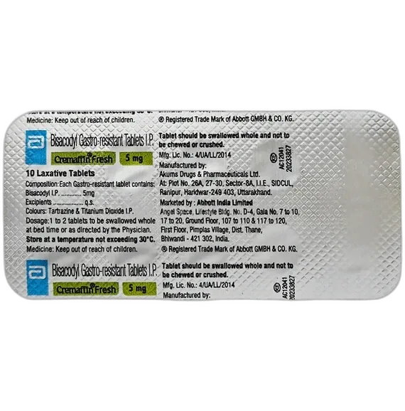 cremaffin fresh tablet 10's